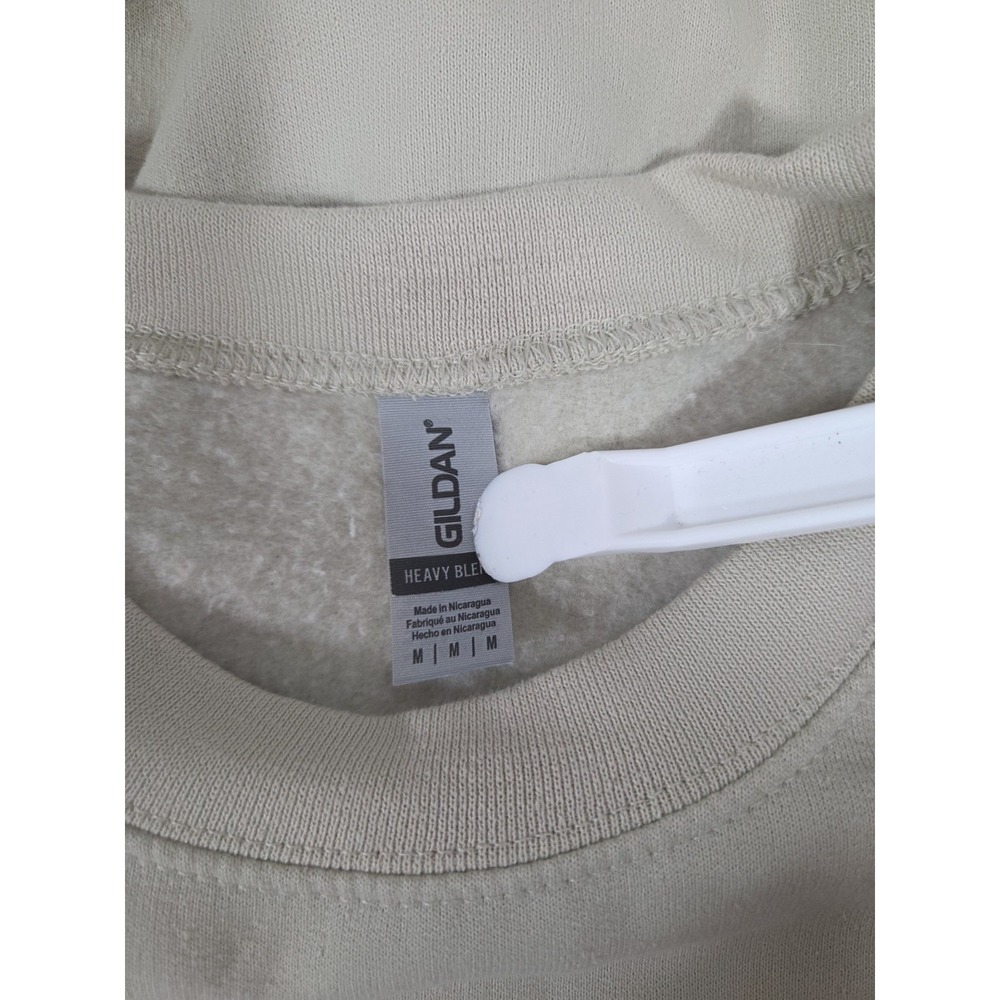 Hello Kitty Sanrio  Beige Fall Autumn‎ Leaves Embroidered Sweatshirt Medium - Picture 4 of 9